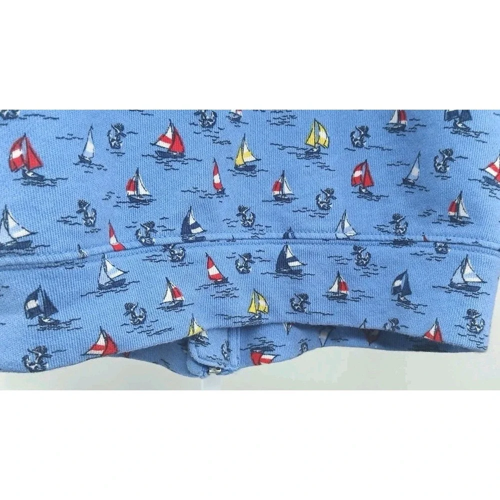 Polo Ralph Lauren Authentic Toddlers fisherman Print Full Zip Hoodie Pockets 3T